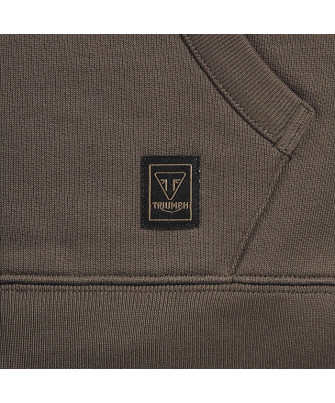 TRIUMPH EQUIPEMENT- SWEAT TRIUMPH DIGBY HOODY IRN/BLK - MSWS26101