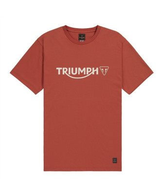 TRIUMPH EQUIPEMENT - T-SHIRT TRIUMPH CARTMEL TEE RUST/BONE - MTSS26212