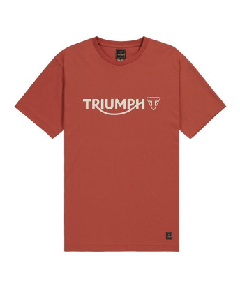 TRIUMPH EQUIPEMENT - T-SHIRT TRIUMPH CARTMEL TEE RUST/BONE - MTSS26212