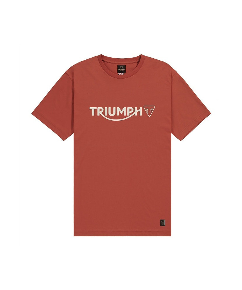 TRIUMPH EQUIPEMENT - T-SHIRT TRIUMPH CARTMEL TEE RUST/BONE - MTSS26212