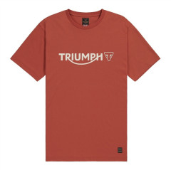 TRIUMPH EQUIPEMENT - T-SHIRT TRIUMPH CARTMEL TEE RUST/BONE - MTSS26212