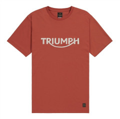 TRIUMPH EQUIPEMENT - T-SHIRT TRIUMPH BAMBURGH TEE RUST/BONE - MTSS26218