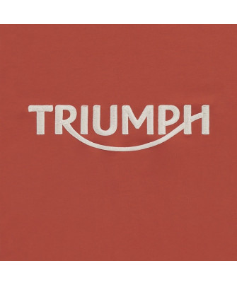 TRIUMPH EQUIPEMENT - T-SHIRT TRIUMPH BAMBURGH TEE RUST/BONE - MTSS26218