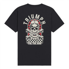 TRIUMPH EQUIPEMENT - T-SHIRT TRIUMPH HELLO MOTO TEE BLACK - MTSS26219