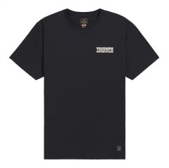 TRIUMPH EQUIPEMENT - T-SHIRT TRIUMPH HELLO MOTO TEE BLACK - MTSS26219