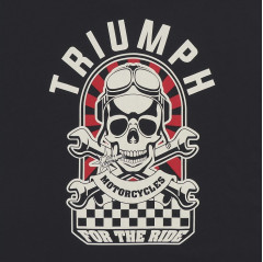 TRIUMPH EQUIPEMENT - T-SHIRT TRIUMPH HELLO MOTO TEE BLACK - MTSS26219