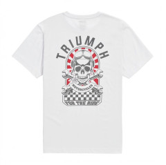 TRIUMPH EQUIPEMENT - T-SHIRT TRIUMPH HELLO MOTO TEE WHITE - MTSS26220