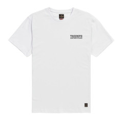 TRIUMPH EQUIPEMENT - T-SHIRT TRIUMPH HELLO MOTO TEE WHITE - MTSS26220