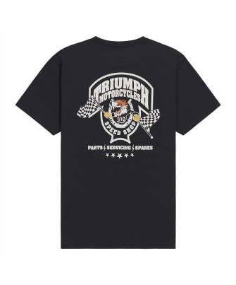TRIUMPH EQUIPEMENT -  T-SHIRT TRIUMPH END GAME TEE BLACK - MTSS26225