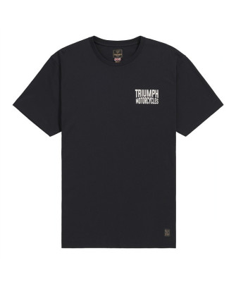 TRIUMPH EQUIPEMENT -  T-SHIRT TRIUMPH END GAME TEE BLACK - MTSS26225