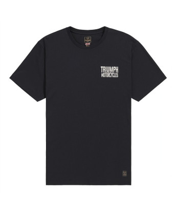 TRIUMPH EQUIPEMENT -  T-SHIRT TRIUMPH END GAME TEE BLACK - MTSS26225