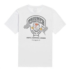 TRIUMPH EQUIPEMENT -  T-SHIRT TRIUMPH END GAME TEE WHITE - MTSS26226