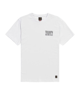 TRIUMPH EQUIPEMENT -  T-SHIRT TRIUMPH END GAME TEE WHITE - MTSS26226