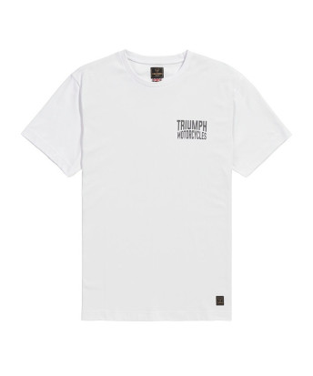 TRIUMPH EQUIPEMENT -  T-SHIRT TRIUMPH END GAME TEE WHITE - MTSS26226
