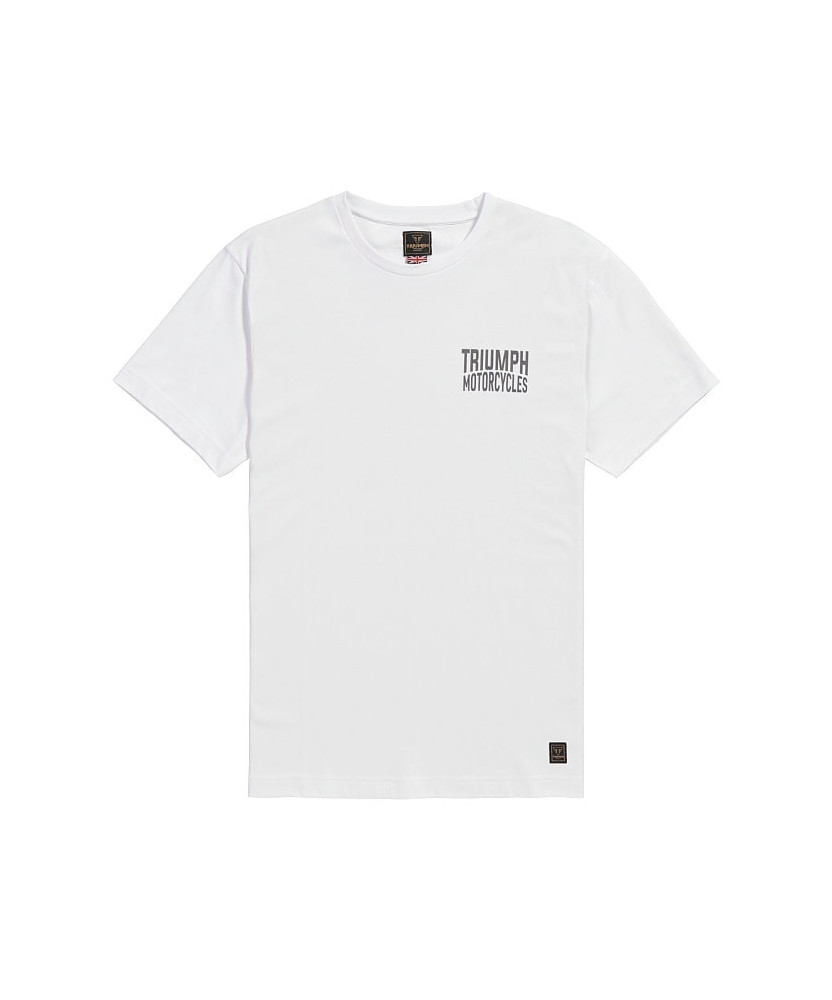 TRIUMPH EQUIPEMENT -  T-SHIRT TRIUMPH END GAME TEE WHITE - MTSS26226