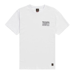 TRIUMPH EQUIPEMENT -  T-SHIRT TRIUMPH END GAME TEE WHITE - MTSS26226