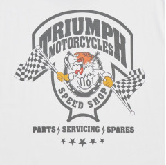 TRIUMPH EQUIPEMENT -  T-SHIRT TRIUMPH END GAME TEE WHITE - MTSS26226