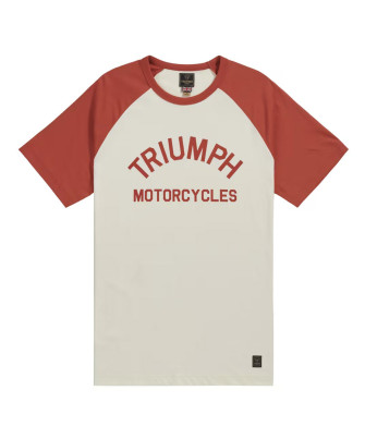 TRIUMPH EQUIPEMENT -  T-SHIRT TRIUMPH SALTERN TEE RUST/BONE - MTSS26227