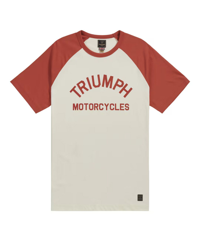 TRIUMPH EQUIPEMENT -  T-SHIRT TRIUMPH SALTERN TEE RUST/BONE - MTSS26227