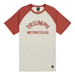 TRIUMPH EQUIPEMENT -  T-SHIRT TRIUMPH SALTERN TEE RUST/BONE - MTSS26227