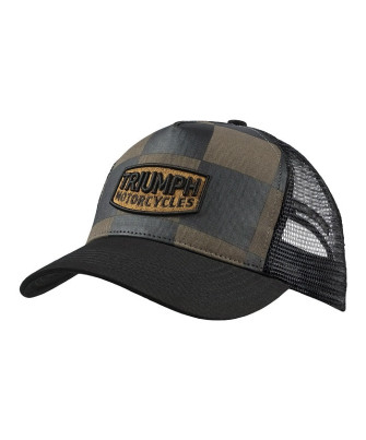 TRIUMPH EQUIPEMENT - CASQUETTE TRIUMPH PRITCHARD TRUCKER BLK/IRN - MCAS26503