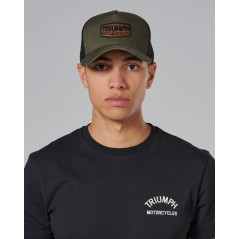 TRIUMPH EQUIPEMENT - CASQUETTE TRIUMPH DUDE CAP KHAKI/BLACK - MCAS22311