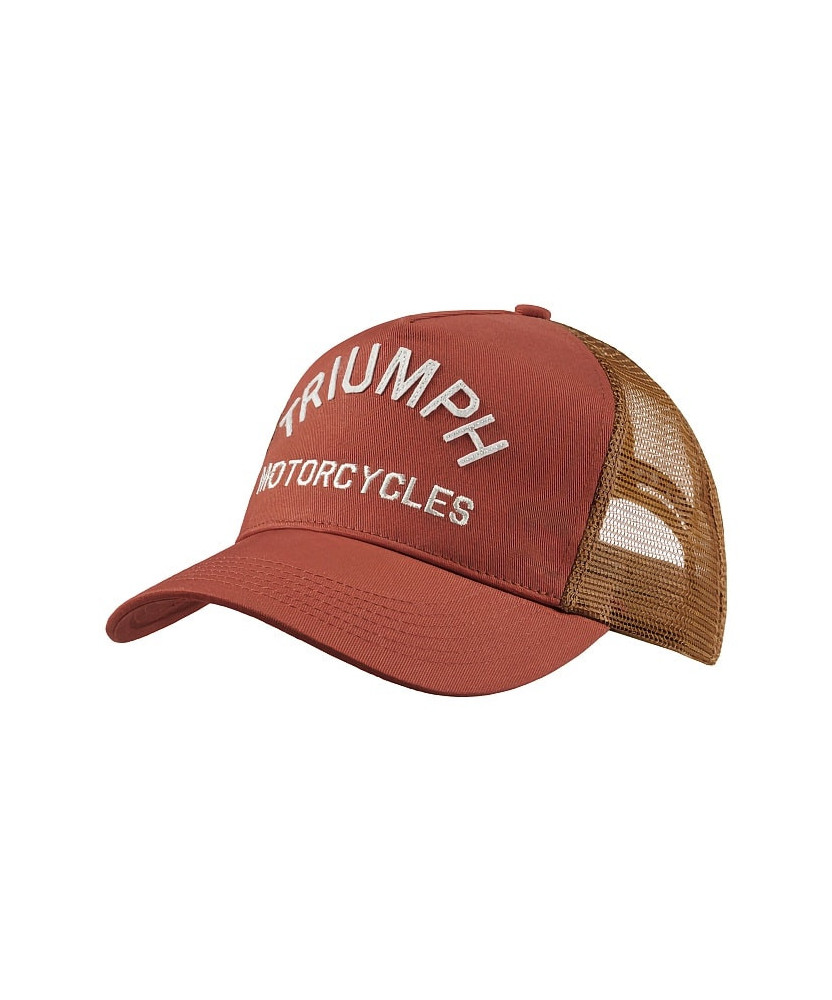 TRIUMPH EQUIPEMENT - CASQUETTE TRIUMPH COAST TRUCKER CAP RUST/BONE- MCAS26500