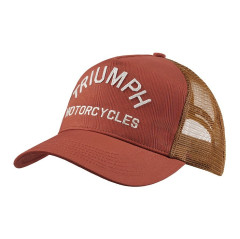 TRIUMPH EQUIPEMENT - CASQUETTE TRIUMPH COAST TRUCKER CAP RUST/BONE- MCAS26500