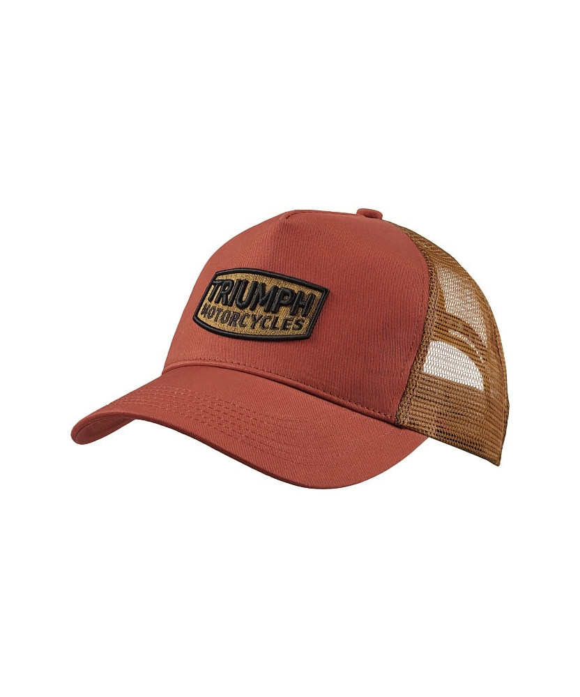 TRIUMPH EQUIPEMENT - CASQUETTE TRIUMPH DUDE TRUCKER CAP RUST/GOLD - MCAS26501