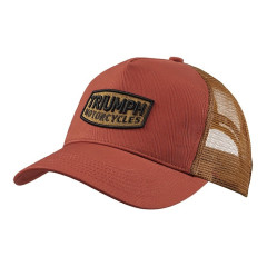 TRIUMPH EQUIPEMENT - CASQUETTE TRIUMPH DUDE TRUCKER CAP RUST/GOLD - MCAS26501