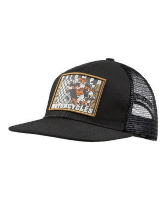TRIUMPH EQUIPEMENT - CASQUETTE TRIUMPH 110 FLAT PEAK CAP BLACK - MCAS26504