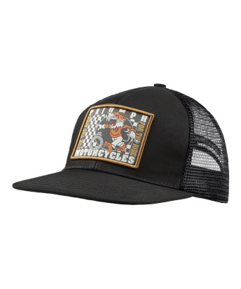 TRIUMPH EQUIPEMENT - CASQUETTE TRIUMPH 110 FLAT PEAK CAP BLACK - MCAS26504