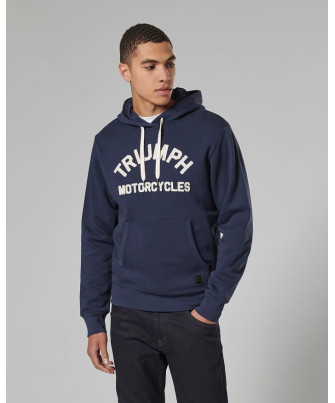 SWEAT TRIUMPH CARRICK NAVY HOODY - MSWS24117