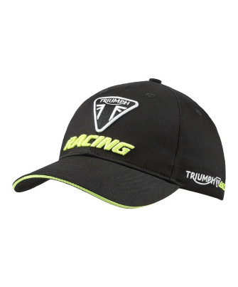 TRIUMPH EQUIPEMENT - CASQUETTE TRIUMPH RACING BASEBALL CAP BLK/FLR - MCAS26704
