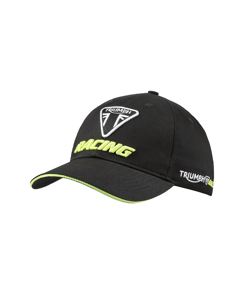 TRIUMPH EQUIPEMENT - CASQUETTE TRIUMPH RACING BASEBALL CAP BLK/FLR - MCAS26704