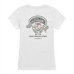 TRIUMPH EQUIPEMENT - T-SHIRT TRIUMPH END GAME LDS TEE WHITE - MTSS26232