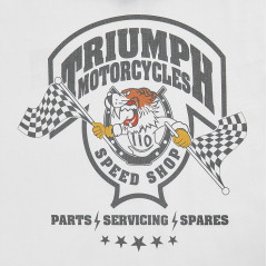TRIUMPH EQUIPEMENT - T-SHIRT TRIUMPH END GAME LDS TEE WHITE - MTSS26232