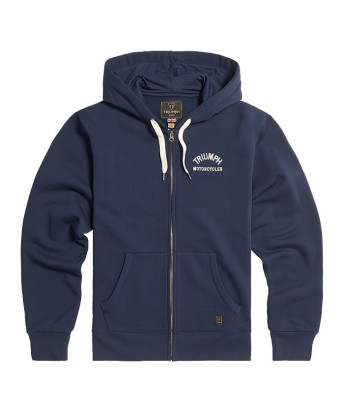 SWEAT TRIUMPH DOLAN HOODY-NAVY/BONE - MSWS24118L
