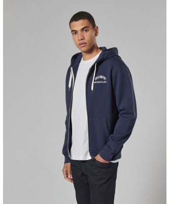 SWEAT TRIUMPH DOLAN HOODY-NAVY/BONE - MSWS24118L